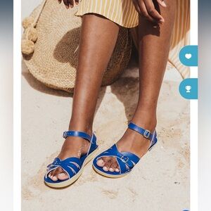 Salt Water Sandals Sun-Sand Boardwalk Cobalt